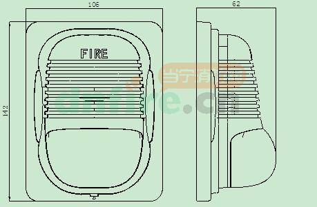 GST-HX-F8503火災(zāi)聲光警報(bào)器