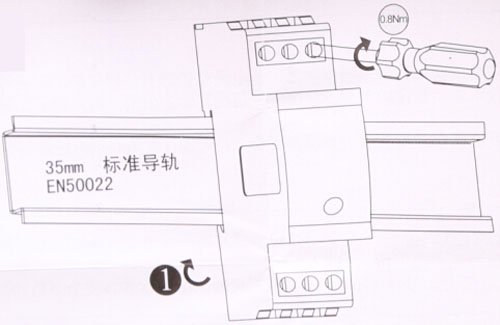 TD230交流浪涌保護器安裝示意圖